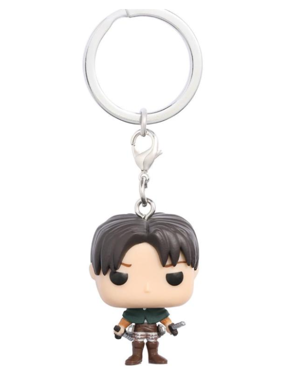 Игрушка-брелок для детей Funko Pop Леви Аккерман с аниме Атака Титанов (арт EPC15606M)