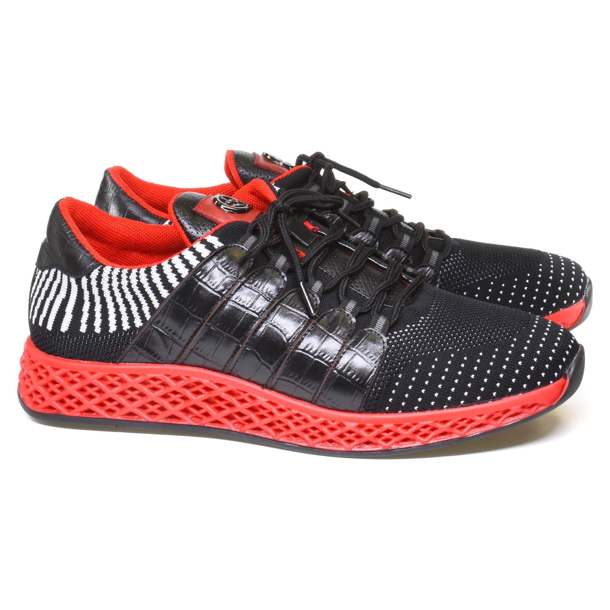 Кроссовки мужские Veritas р. 41 Черный/Красный (34764-41) - фото 4 Кроссовки мужские Veritas р. 41 Черный/Красный (34764-41) - фото 4