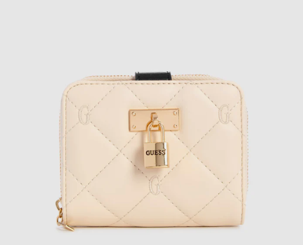 Гаманець розкладний Brevard Quilted Logo Guess 14490782/VG915950 Бежевий - фото 1