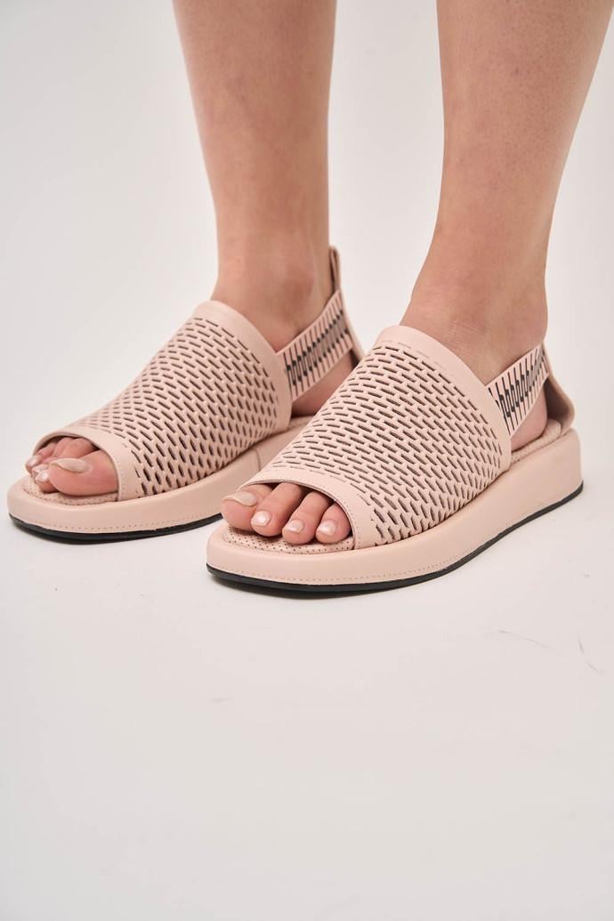 Босоножки женские Anna Lucci кожаные р. 38 Розовый (177652)