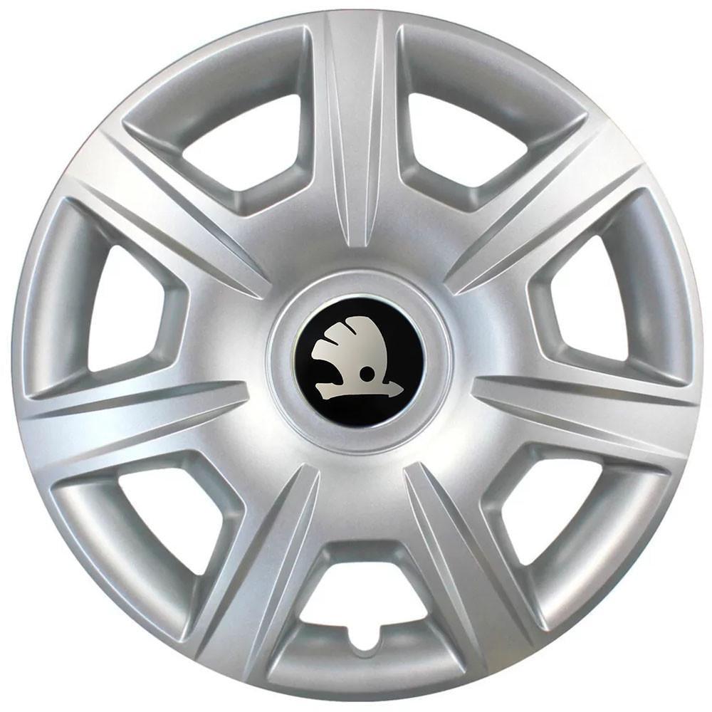 Ковпаки автомомбільні R15 Skoda 327 SJS 4 шт. Сріблястий