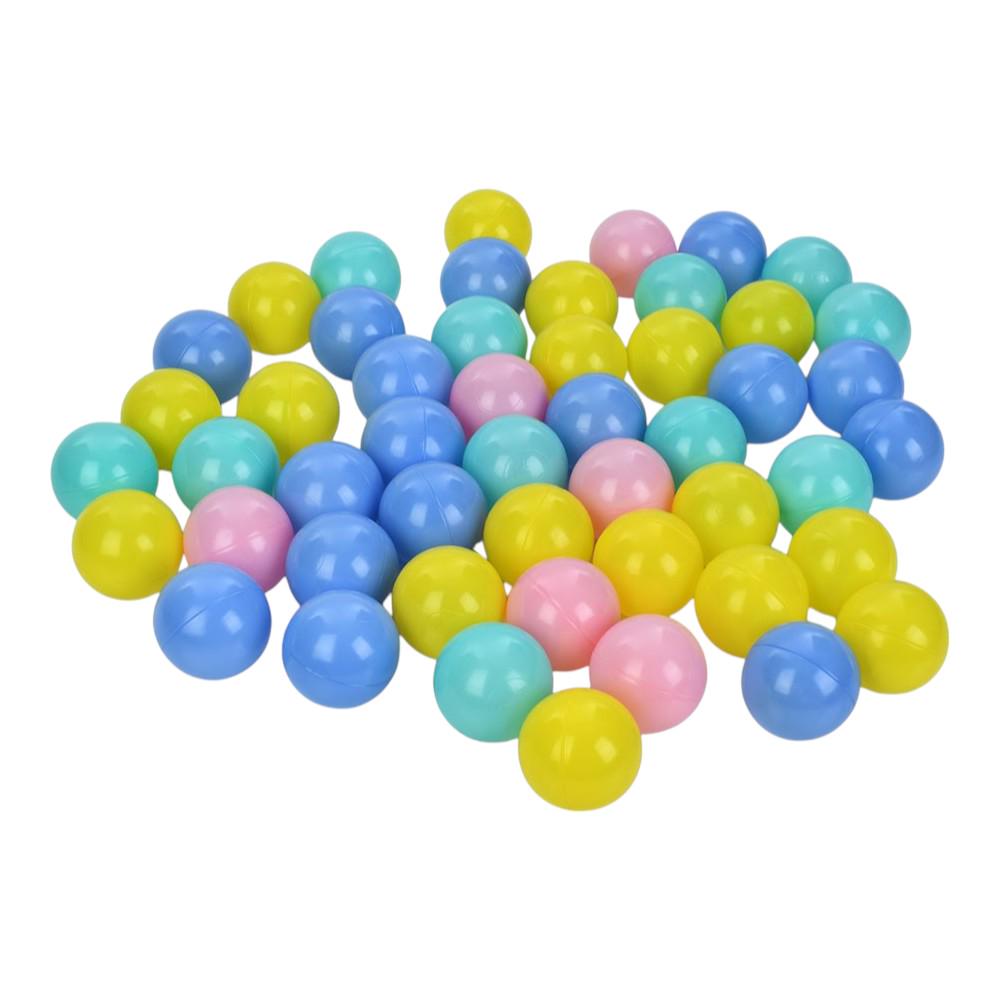 Набор шариков для сухого бассейна MR 1410 50 шт. в сетке Разноцветный - фото 2 Набор шариков для сухого бассейна MR 1410 50 шт. в сетке Разноцветный - фото 2
