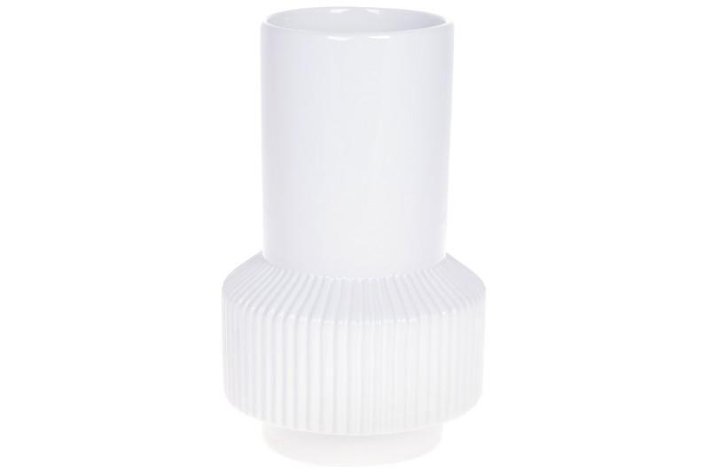 Ваза керамическая BonaDi 733491 22 см Белый (100273)