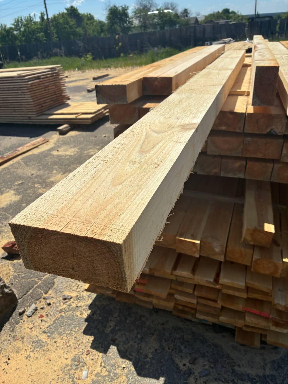 Брус сосновий обрізний сорт 1 60х200х2000 мм (26456983) - фото 2 Брус сосновий обрізний сорт 1 60х200х2000 мм (26456983) - фото 2