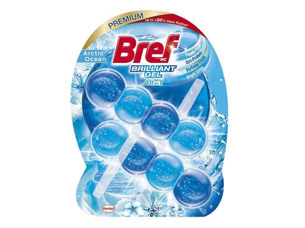 Блок для туалетів Bref Arctic Ocean Brilliant Gel Bref 2 шт. 42 г (764674)
