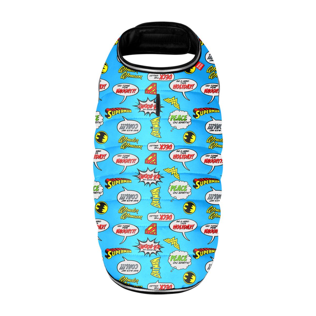 Курточка-накидка для собак Waudog Clothes Ліга Справедливості XXS 23х29-36х14-20 см (501-4002 Col) - фото 3