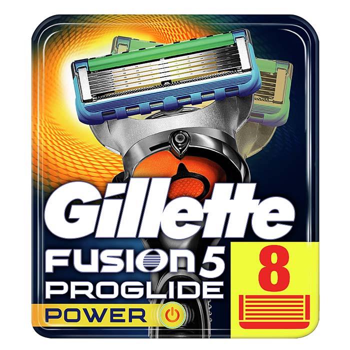 Сменные кассеты для бритья Gillette Fusion 5 Proglide Power 8 шт. (1647237892)