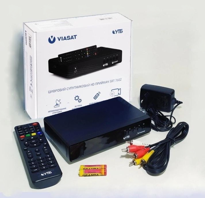 Тюнер VIASAT та 12 місяців Преміум HD максимальний пакет послуг