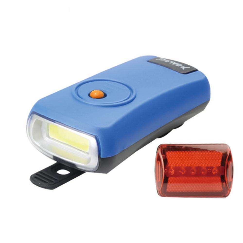 Фонарь велосипедный X-Balog BL-908 2 шт. Синий (1002626-Blue)