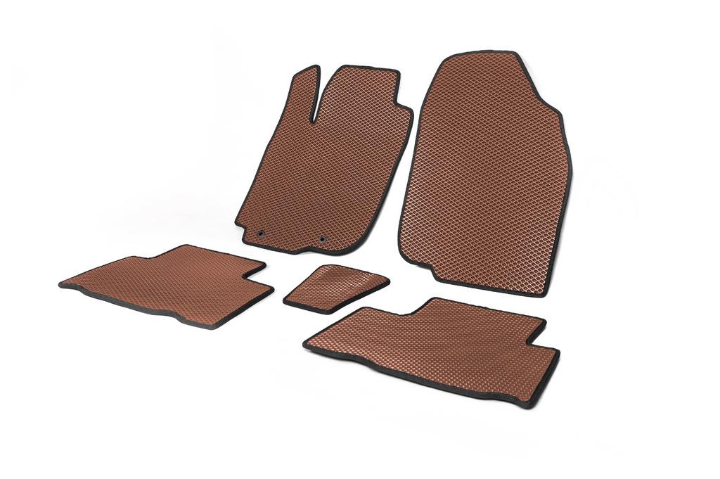Коврики автомобильные Digital Designs для Toyota Rav 4 2006-2013 г EVA Кирпичный (79890)