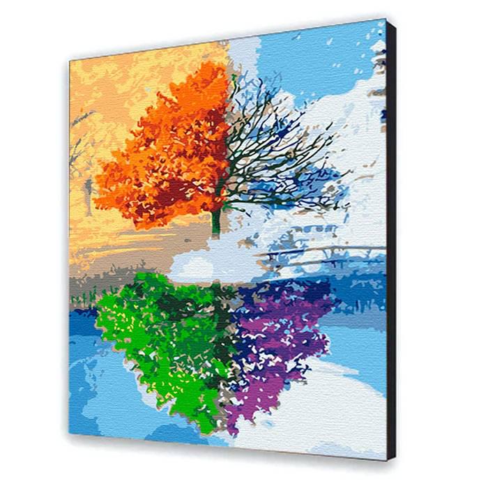 Картина по номерам Времена Года с красками и кистями 40х50 см Multicolor (11011-ACNF)