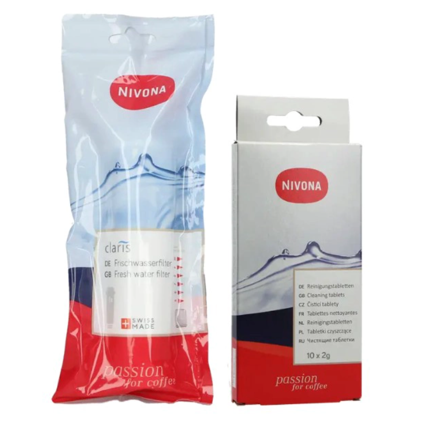 Набір для обслуговування кавоварок Nivona фільтр Nivona Claris NIRF 700/таблетки від масел Nivona NIRT701 Набір для обслуговування кавоварок Nivona фільтр Nivona Claris NIRF 700/таблетки від масел Nivona NIRT701