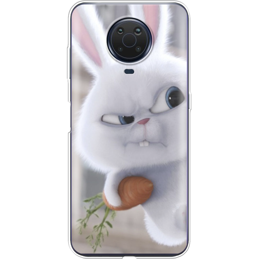 Чехол BoxFace Nokia G10 Rabbit Snowball Прозрачный силикон (42626-up1116-42373)