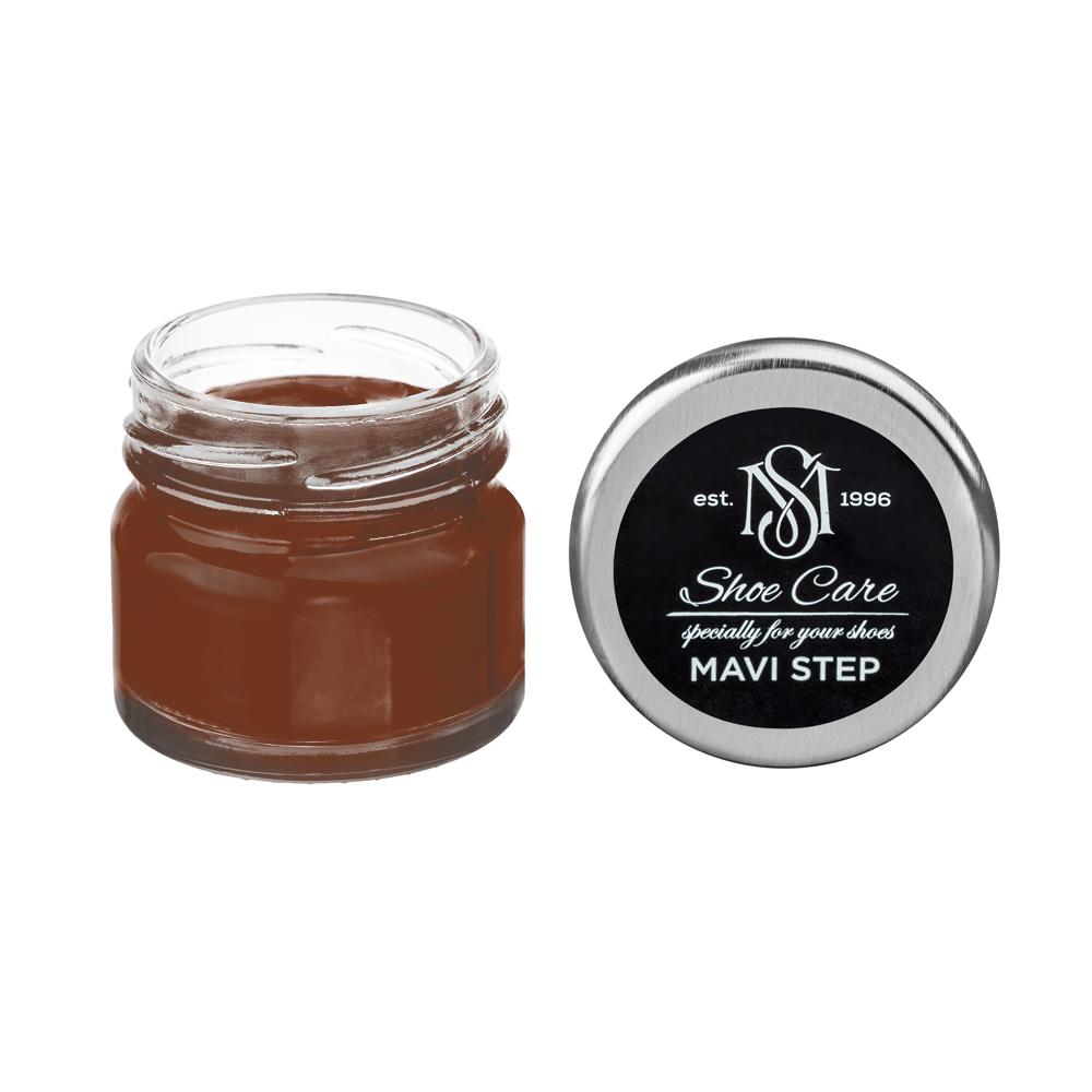Крем для обуви из кожзама MAVI STEP Custom 25 мл Капут мортуум (6030-Y70R)