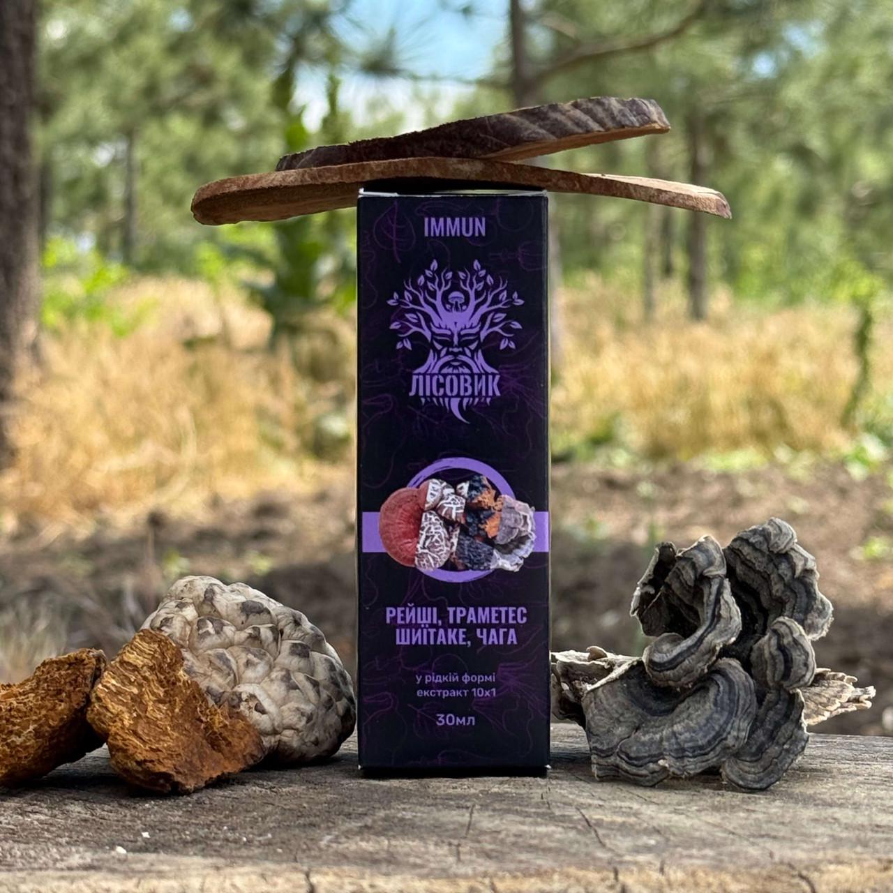 Комплекс рідких екстрактів Лісовик IMMUN для імунітету 30 мл (484386)