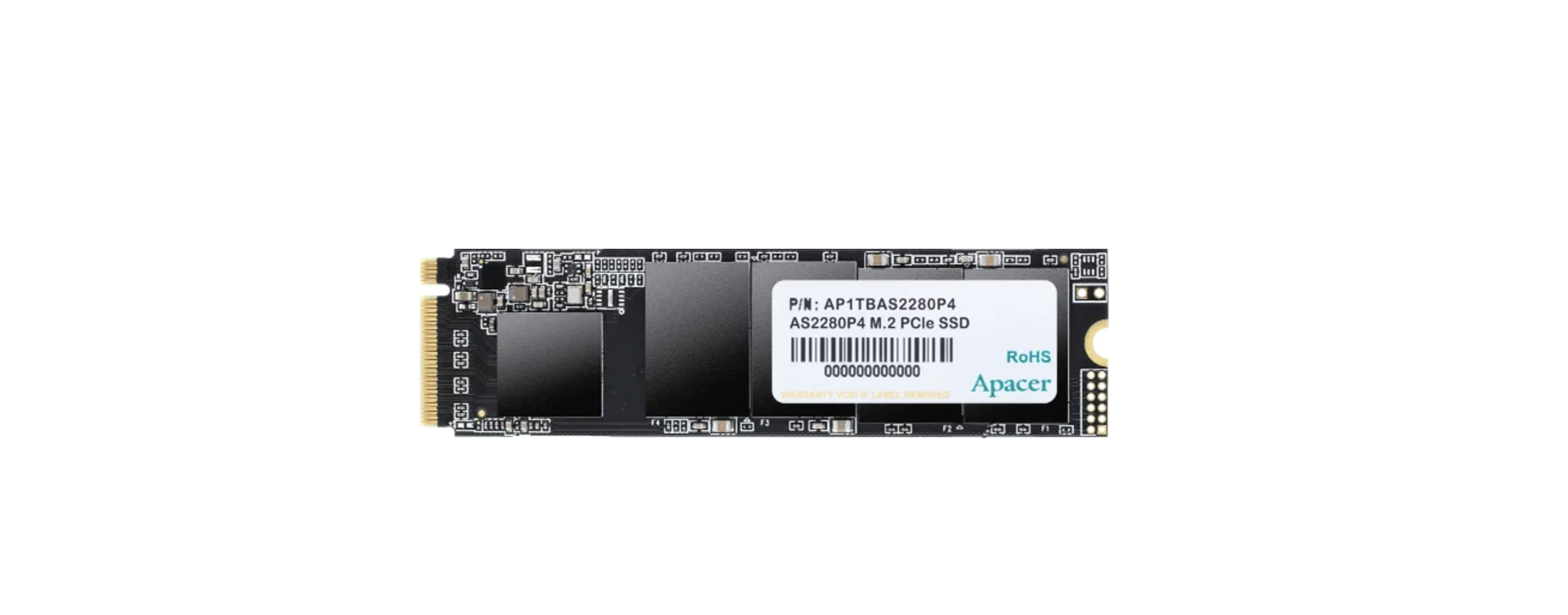 Накопитель SSD Apacer AS2280P4 512 Gb M.2 NVMe PCIe 3,0x4 2280 3D TLC (AP512GAS2280P4-1)