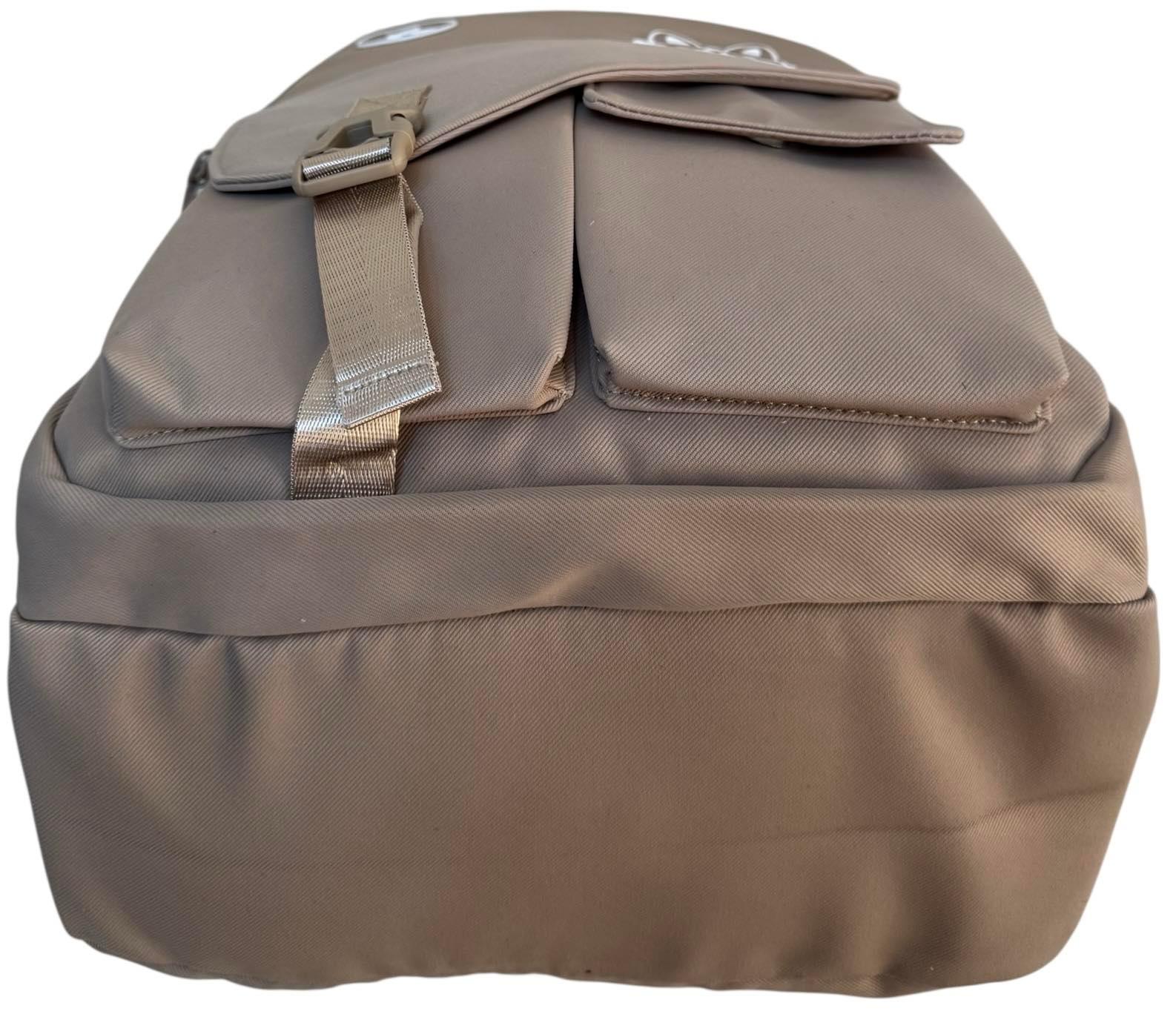 Рюкзак шкільний з трьома відділеннями Бежевий (7002P) - фото 4 Рюкзак шкільний з трьома відділеннями Бежевий (7002P) - фото 4