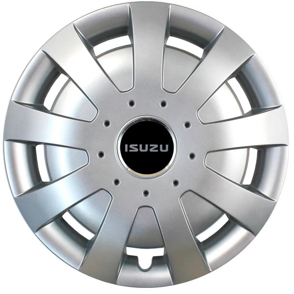Колпаки SJS 309 с логотипом Geely R15 4 шт. Серебристый