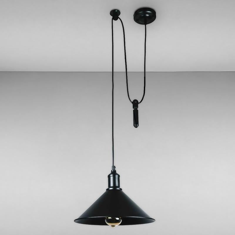 Люстра подвесная Light House LS-17167-1G 300 с гирей Черный