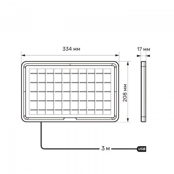 Сонячна панель портативна Titanum TSO-M508U 8 Вт 1,5 A USB (27412) - фото 7 Сонячна панель портативна Titanum TSO-M508U 8 Вт 1,5 A USB (27412) - фото 7