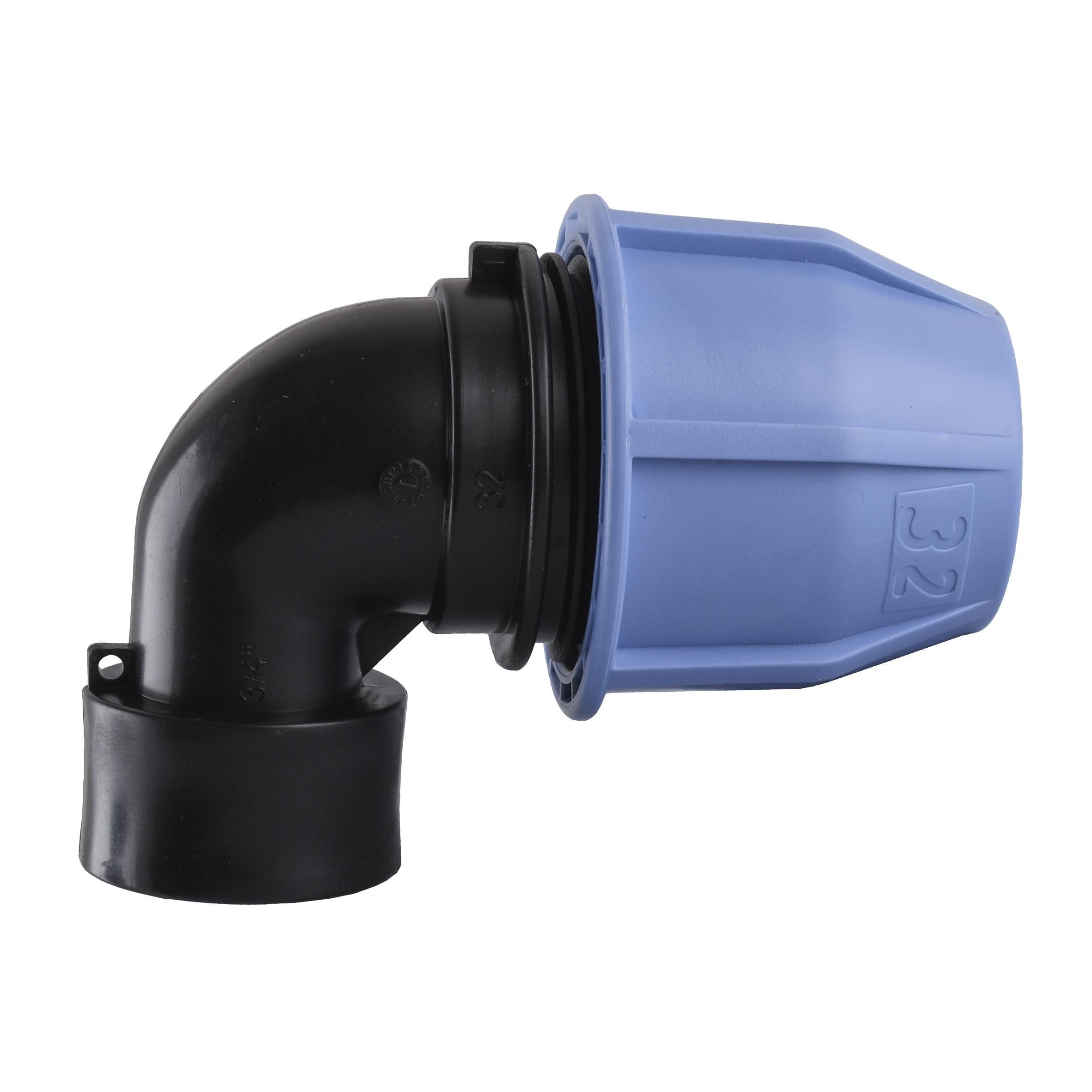 Колено ПНД Vsplast 32 мм x 3/4" ВР 4002 (000005445)