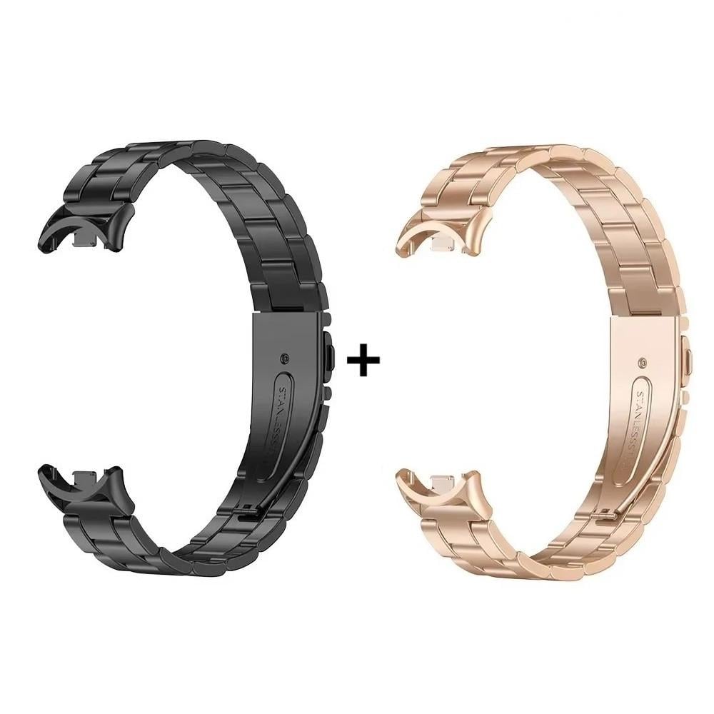 Комплект ремешков для фитнес-браслета Xiaomi Mi Band 8/9 Bead design Black-Rose gold (2538319756) Комплект ремешков для фитнес-браслета Xiaomi Mi Band 8/9 Bead design Black-Rose gold (2538319756)