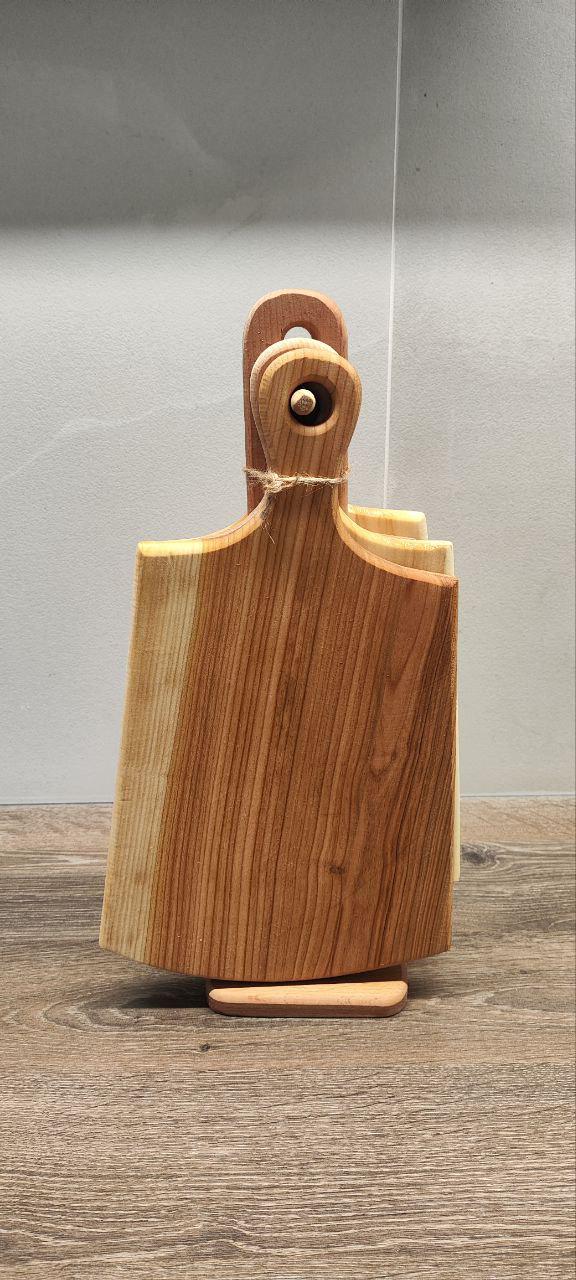 Набір обробних дощок 4 шт. Черешня - фото 3 Набір обробних дощок 4 шт. Черешня - фото 3