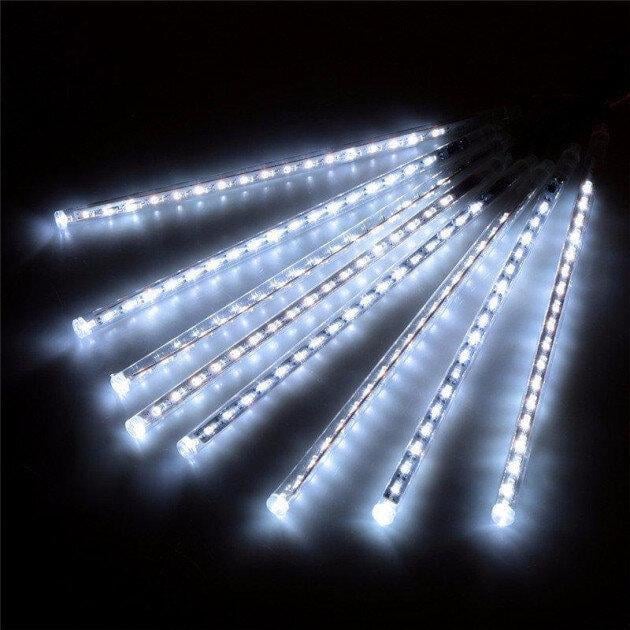 Светодиодная гирлянда Led Тающие сосульки Метеоритный дождь на 288 диодов 4,1 м Белый