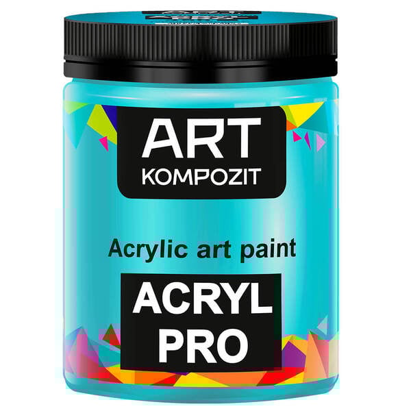 Акрилова фарба ART Kompozit 350 430 мл Турецький блакитний (KT350) - фото 1 Акрилова фарба ART Kompozit 350 430 мл Турецький блакитний (KT350) - фото 1