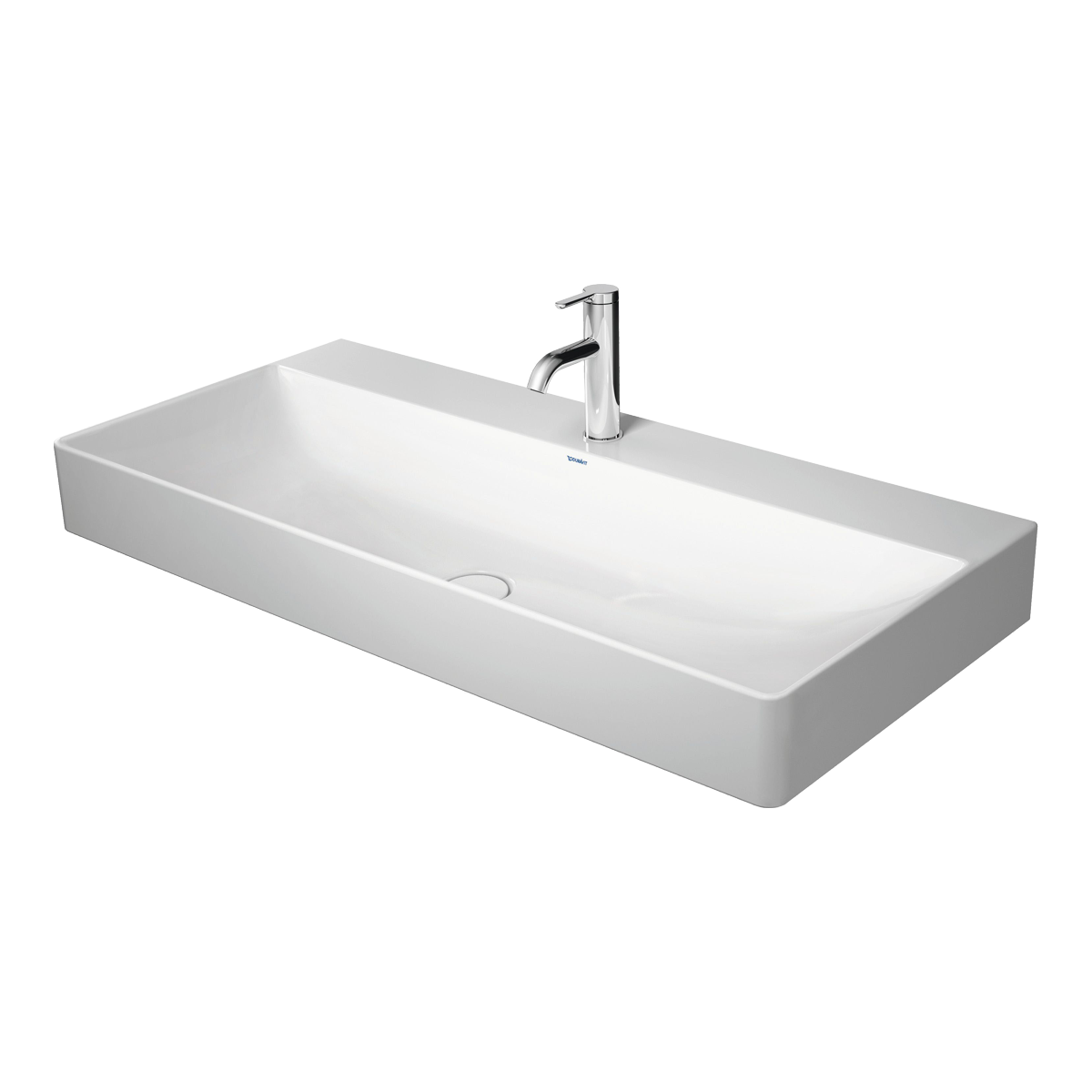 Умывальник подвесной DURAVIT DuraSquare 100х47 см Белый (2353100041) - фото 1