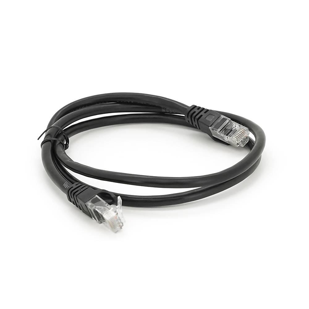 Патч-корд литий Ritar UTP RJ45 Cat.6 1 м Cu мідь Чорний