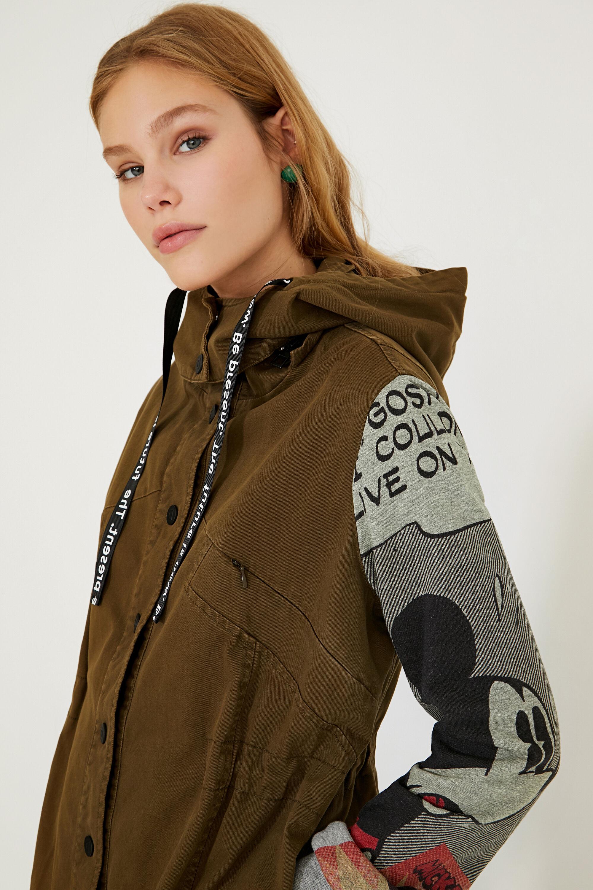 Куртка женская Desigual 21swew16 M Хаки - фото 4 Куртка женская Desigual 21swew16 M Хаки - фото 4