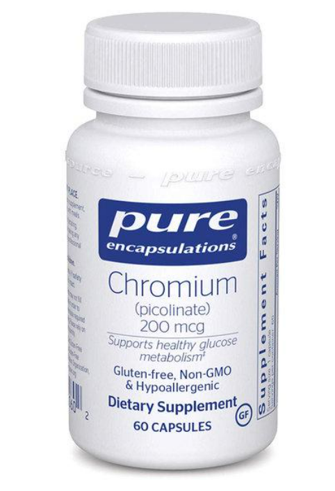 Микроэлемент Хром Pure Encapsulations Chromium picolinate 200 mcg 60 Caps