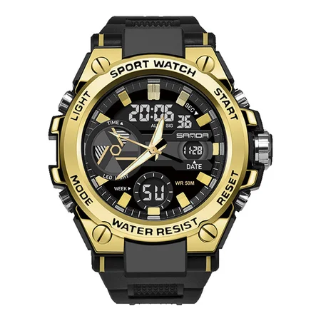 Наручные часы Sanda 3311 Black/Gold