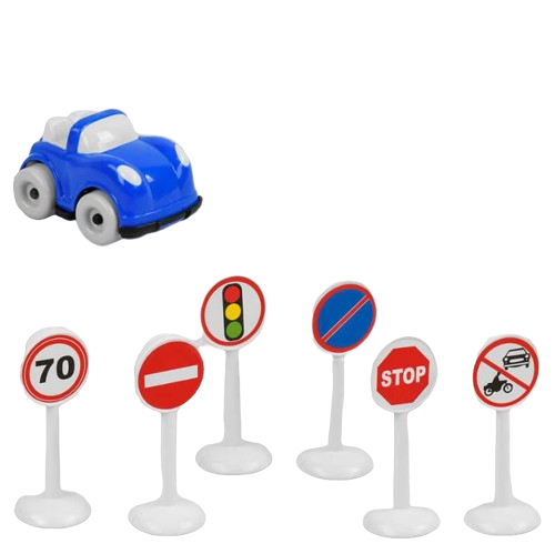 Набор дорожных знаков Pilsan Mini Traffic Signs 03-273 16 шт. (104236)