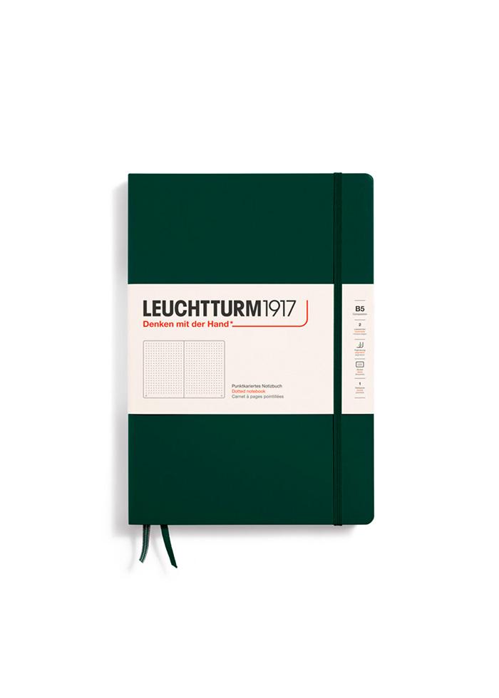 Блокнот Leuchtturm1917 Composition B5 точка Forest Green (370279)