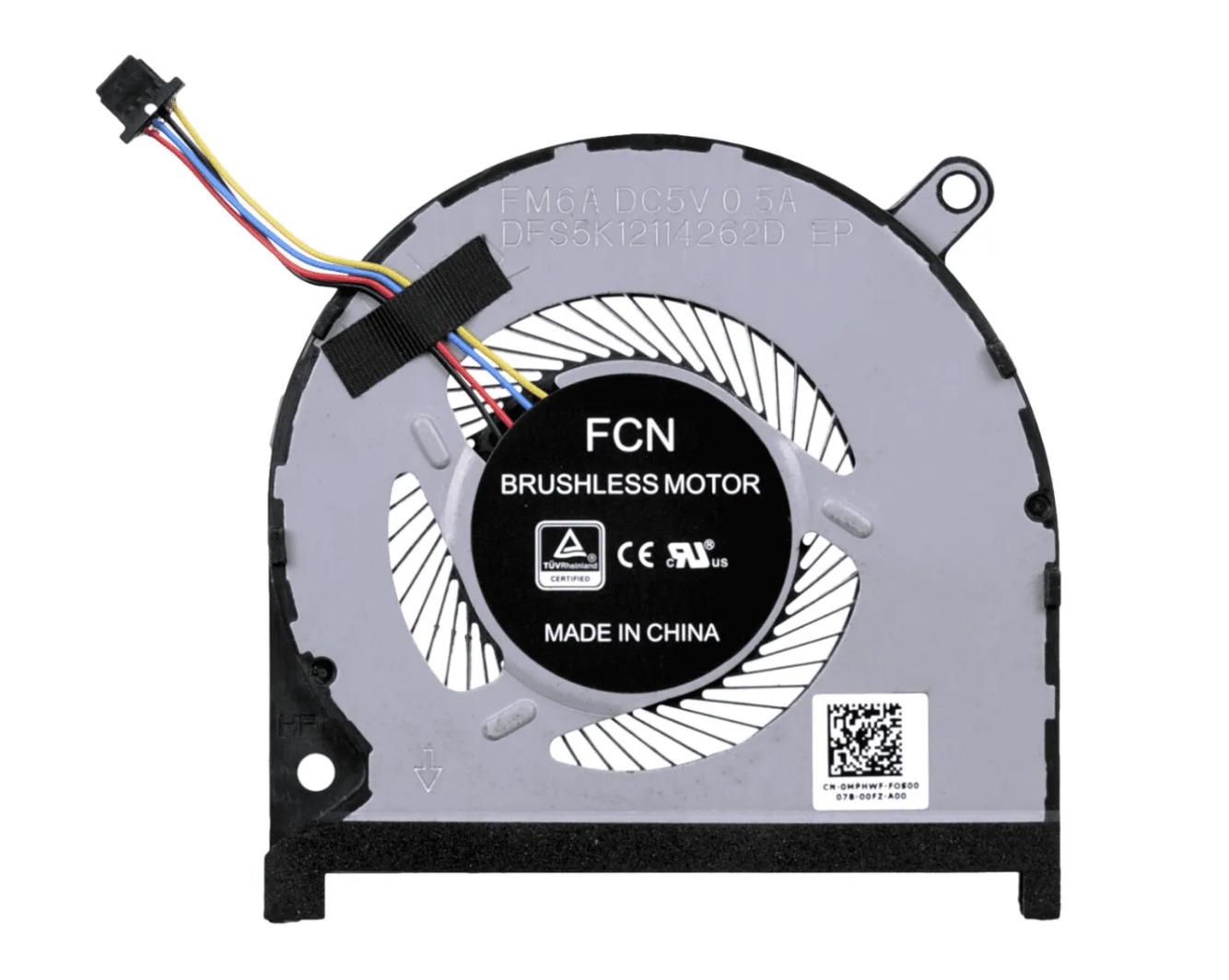 Вентилятор для ноутбуков Dell Inspiron 7590/7591 CPU Fan (16139)