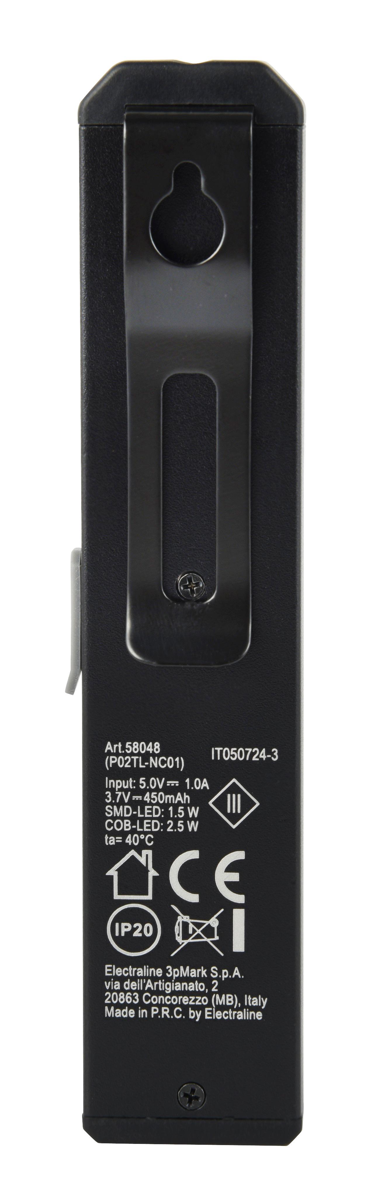 Ліхтар Electraline EDC LED кишеньковий 6 режимів 200 Лм USB-C - фото 8 Ліхтар Electraline EDC LED кишеньковий 6 режимів 200 Лм USB-C - фото 8