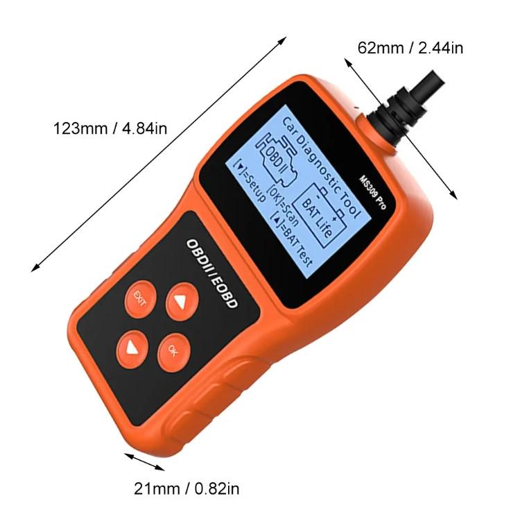 Автосканер Autel Maxi Scan MS309Pro OBD2/CAN (15351017) - фото 4