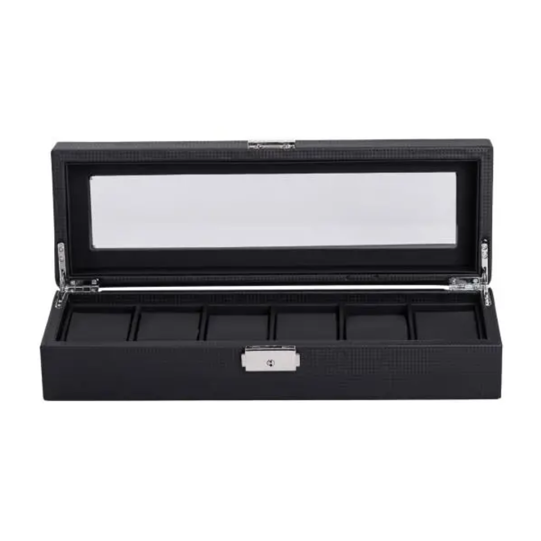 Шкатулка для хранения часов с защелкой 35,5х11,5х8 см