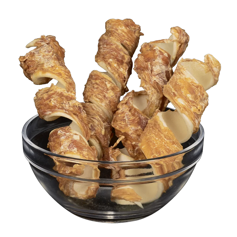 Лакомство для собак AnimAll Snack жевательные спиральки с курицей 500 г (184633)