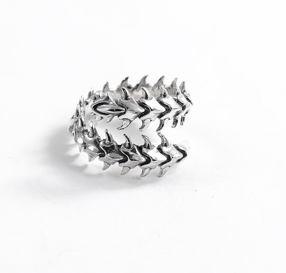 Кольцо Maxi Silver 9497 SE Сколопендра Токийский гуль (8949780)