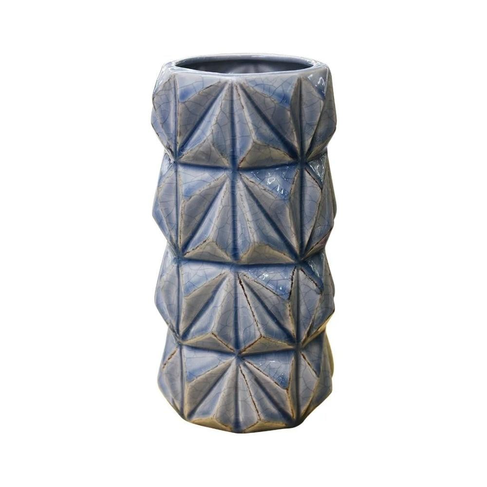 Ваза керамическая Stenson R94033DB Fantasy 22,2х11 см (19557330)