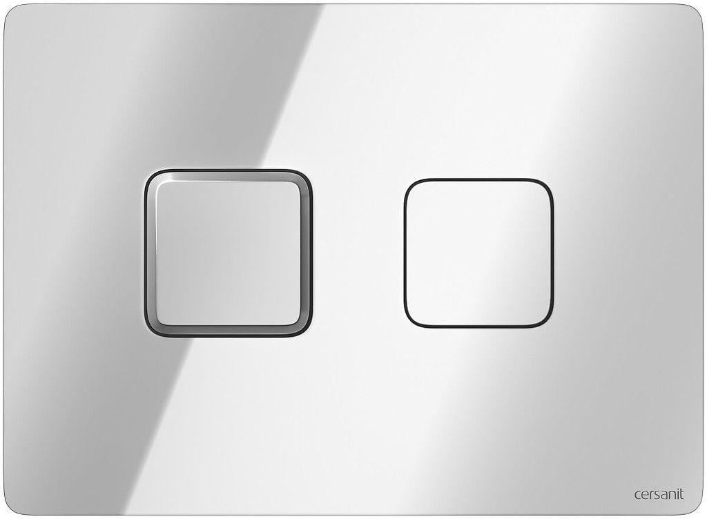 Кнопка смыва Accento Square Pneumatic Хром (000019668)