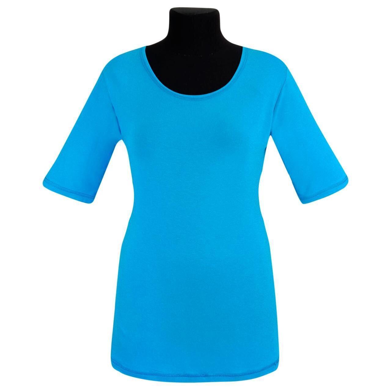 Блузка жіноча віскоза р.52-54 Бірюзовий (609)