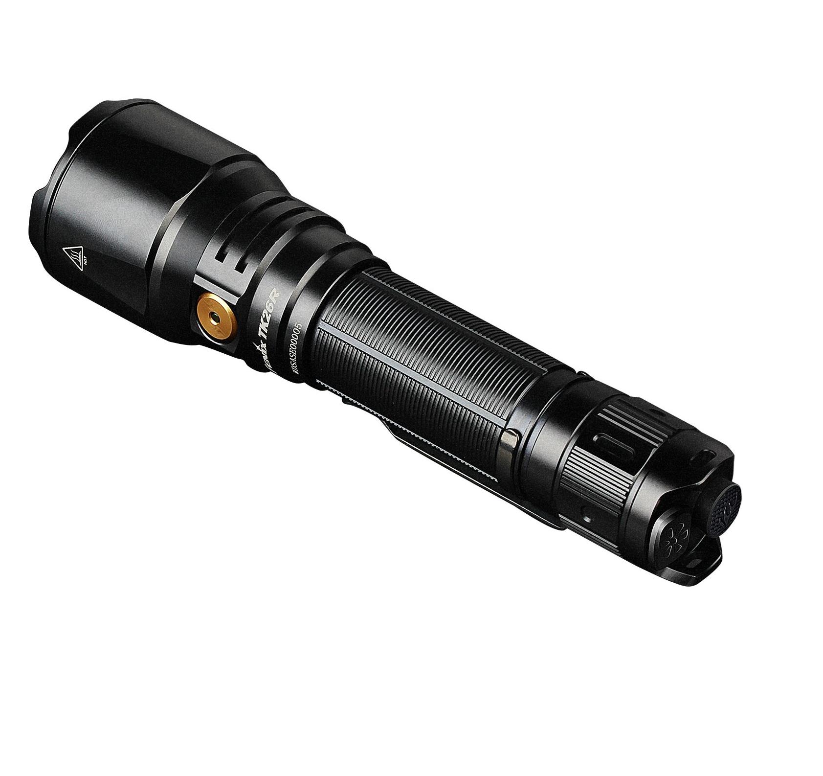 Фонарик ручной Fenix TK26R 1500 лм Type-C Белый/зеленый/красный свет Черный - фото 6 Фонарик ручной Fenix TK26R 1500 лм Type-C Белый/зеленый/красный свет Черный - фото 6