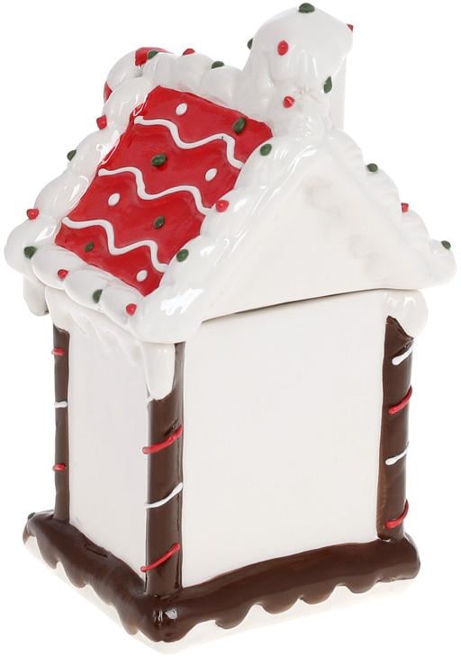 Банка для сладостей Шоколадный Домик 9х8х16 см 220 мл керамика (25061) - фото 2 Банка для сладостей Шоколадный Домик 9х8х16 см 220 мл керамика (25061) - фото 2