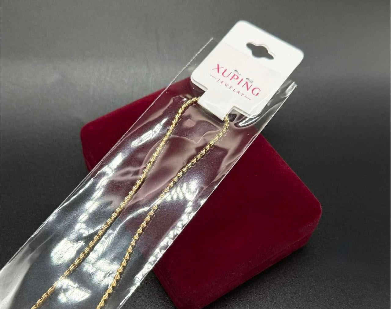 Ланцюжок жіночий Xuping з медичного золота гіпоалергенний 45 см (2903383591)