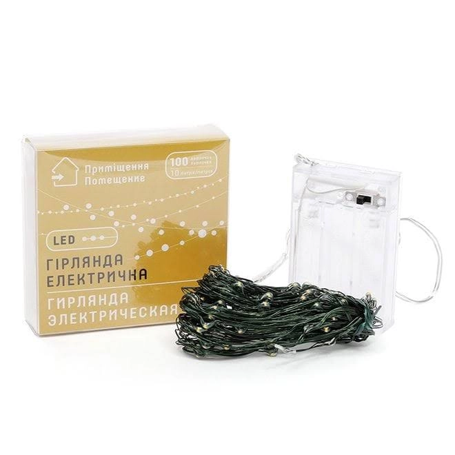 Гірлянда LED тепле світло 100 світлодіодів 10 м (12532) - фото 2 Гірлянда LED тепле світло 100 світлодіодів 10 м (12532) - фото 2