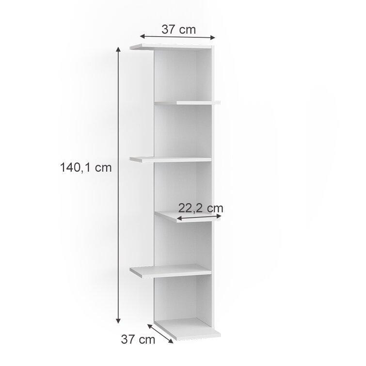 Стелаж Klick-System УСТ-1 140х37х37 см Білий - фото 4